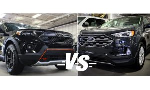 2022 Ford Explorer and 2022 Ford Edge at Bill Brown Ford's Dealership in Livonia, MI